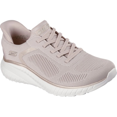 Skechers Маратонки Skechers Women's Engineered Knitted Bungee Slip-On Runners - Natural/Gold