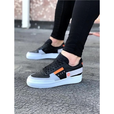 Wagon Wagoon Мъжки ежедневни обувки WG201 - Черни със сив #321303 (321303_Черно)