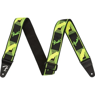 FENDER Колан за китара Monogrammed Strap Green/Yellow by FENDER