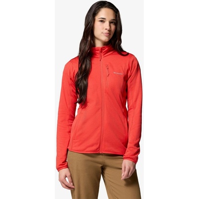 Columbia Essential Hike Grid Fleece Full Zip poppy red