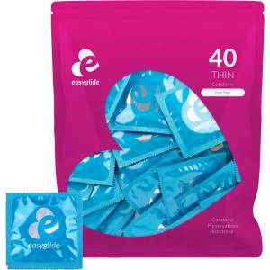 EasyGlide - Extra Thin Condoms - 40 pieces