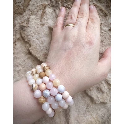 Katyba náramek minerální jadeit jaspis S0535