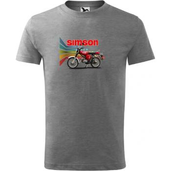 Tričko Simson sivá