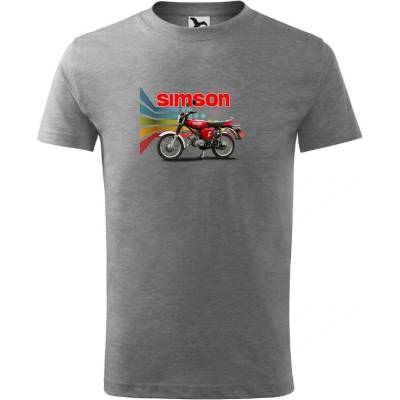 Tričko Simson sivá