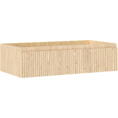 Mexen Rivel баня шкаф под умивалник 90 см, 1 чекмедже, оребрена, дъб - 91A20-09023-1-BF81 (91A20-09023-1-BF81)