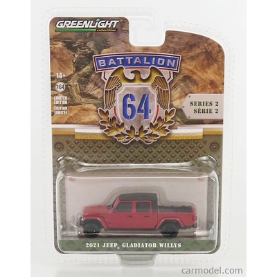 Greenlight Jeep Gladiator Willys Pick-up 2021 Red 1:64