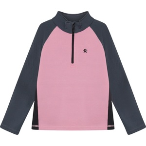 Color Kids Детски поларен пуловер Color Kids Kid's Fleece Stretch Colorblock Fleece jumper - Mauve Mist - размер 92 (EU) (704-6330-0111)