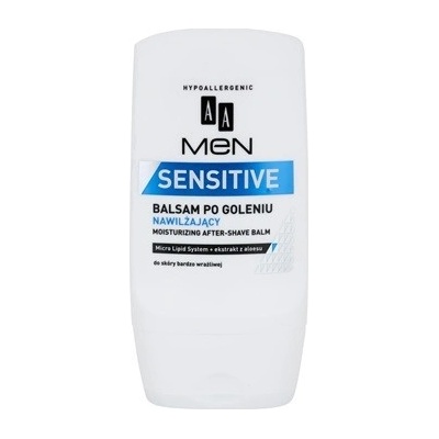 AA Cosmetics Men Sensitive hydratační balzám po holení (Micro Lipid System + Aloe Extract) 100 ml