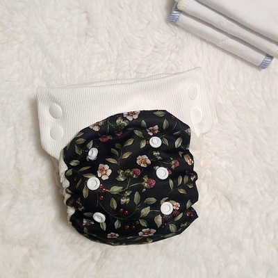 Jooppi kalhotková Pants bambus OS Květy na noční louce