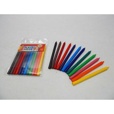 Koh-i-noor Voskové pastelky plasticolor 8732-12 ks barev