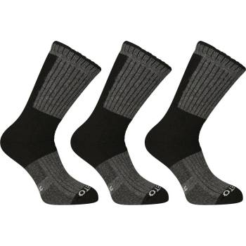 Nedeto Комплект от три - Nedeto високи зимни чорапи черни Nedeto | Cheren | МЪЖЕ | 35-38