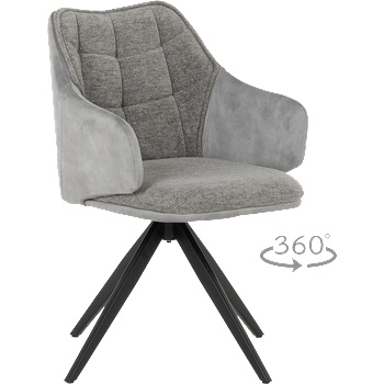 Carmen Трапезен стол bordon - сив r 07 (3532389)