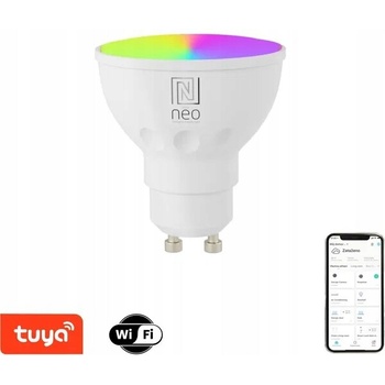 Immax NEO LED Smart žiarovka GU10 6W RGBW+CCT farevná a biela, WiFi 07724L