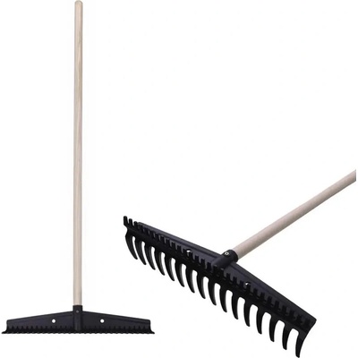 Hrable záhradne Strend Pro Premium S891, 445x115 mm, 16 zubé, drevená násada
