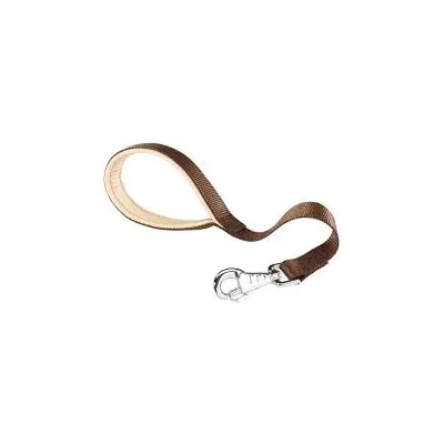 Ferplast Daytona Lead - Повод за кучета с ергономична форма на дръжката, 25мм/45 см. - кафяв