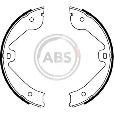 A.B.S. Sada brzd. čeľustí parkov. brzdy 9177