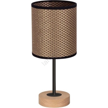 Image 1 of SPOT Light 7017401011553 - Настолна лампа BENITA 1xE27/60W/230V, цвят дъб (SP1130)