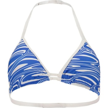 PUMA Printed Triangle bikini top - Blue (Vivid Blue)