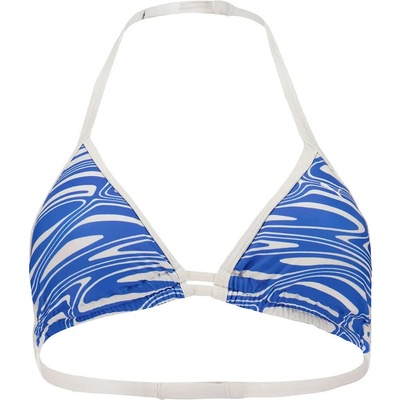 PUMA Printed Triangle bikini top - Blue (Vivid Blue)