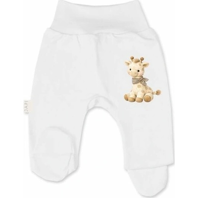 Dojčenské polodupačky GIRAFFE Biela