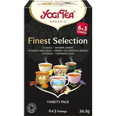 Yogi Tea bio 6 príchutí 34,2 g