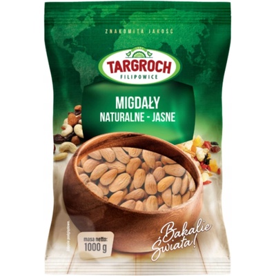 TarGroch Mandle svetlé prírodné celé orechy 1000 g
