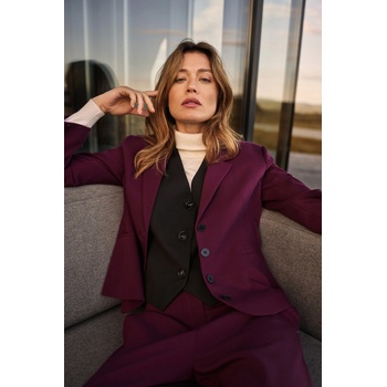 Moodo Кратко бордо сако Moodo Moodo | Cherven | ЖЕНИ | XXL