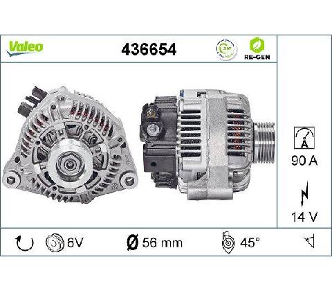 generátor VALEO 436654