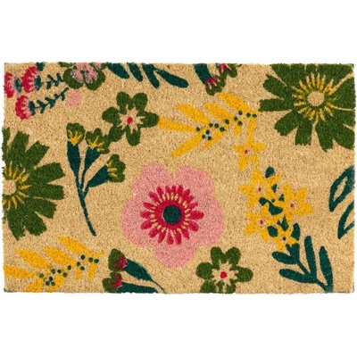 Unimasa Изтривалка от кокосови влакна 40x60 cm Flora - Casa Selección (806800)