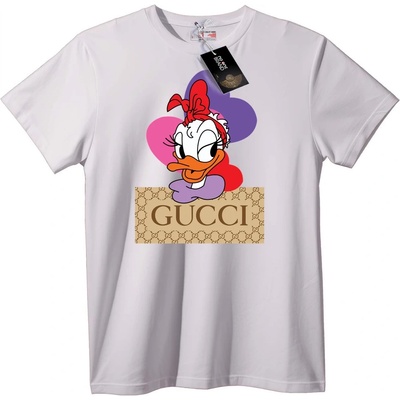 NOONEBRAND Тениска Дейзи Дък Gucci - 2XL, White