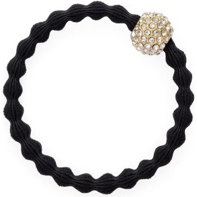By Eloise London Bling Charms Snow Ball гривна / ластик за коса цвят черен