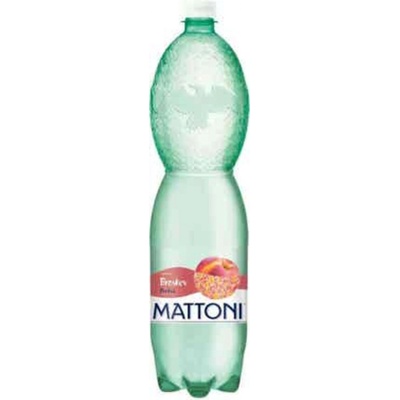 Mattoni Perlivá minerální voda s příchutí broskve 1,5 l