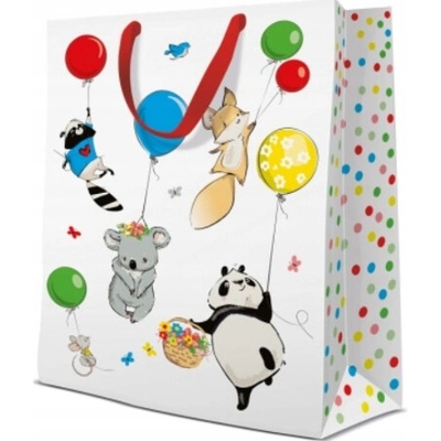 PAW 3 Dárková taška PAW Animals Party 30x12x41