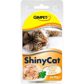 Gimborn GimCat ShinyCat tuniak & kuracie 2 x 70 g