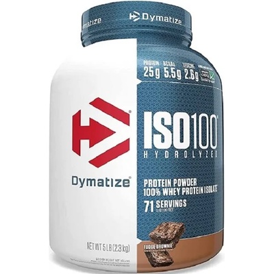 Dymatize ISO 100, фъдж брауни, 2.3 kg, Dymatize (25196602)