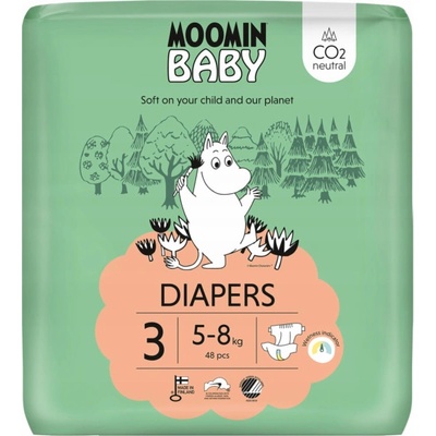 Muumi MOOMIN Baby 3 MIDI 5-8 kg 48 ks EKO