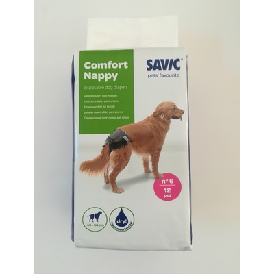 SAVIC Напи- Памперс за кучета , T6 46-56см, 12 бр