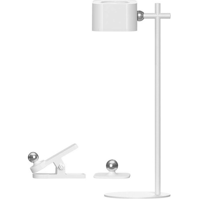 V-TAC 3W LED Магнитна Настолна Лампа Батерия 1800mAh CCT: 3IN1 Бяло Тяло - 23410 (23410)