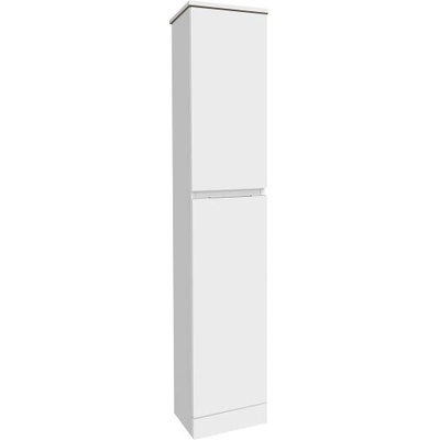 InterCeramic Колона за баня icp 3530 - стенна, 2 врати, 4 рафта, гланц pvc (icp 3530)