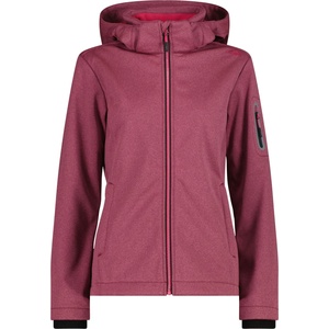 CMP Дамско софтшел яке CMP Women's Softshell Jacket Zip Hood Softshell jacket - Pink Fluo Mel / Magenta - размер 50 (EU) (103-2141-1819)