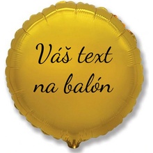 Godan Fóliový balón s textom Zlatý kruh 45 cm