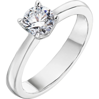 Tiami prsten z bílého zlata s diamantem Pure Line One T190012