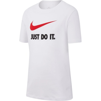 Nike Детска тениска Nike Sportswear Big Kids' Jdi T-Shirt Boys - White/Red