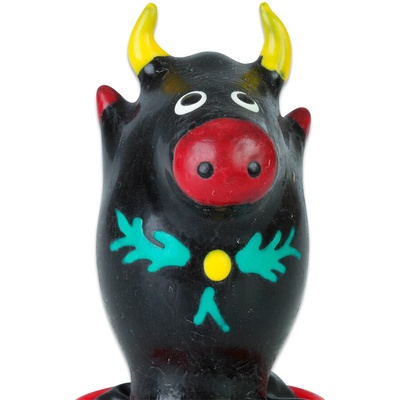 CONDOMERIE Презервативи condomerie - handpainted novelty condoms bull black model 1