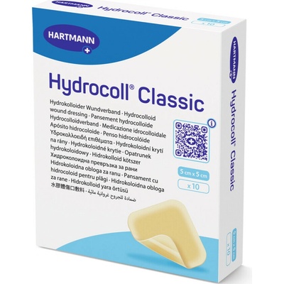 Hartmann Hydrocoll Classic krytí hydrokoloidní 5 x 5 cm 10 ks