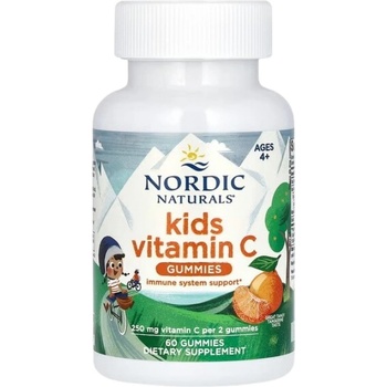 Nordic Naturals Kids Vitamin C Gummies [60 желирани бонбони] Мандарина