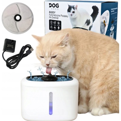 Dogguru Napáječka s fontánou plastová 2500 ml – Zboží Dáma