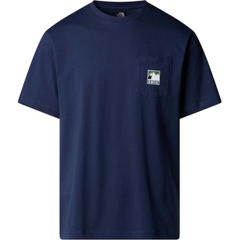 The North Face M Mountain Logo Relaxed S/S Pocket Tee Размер: L / Цвят: тъмно син