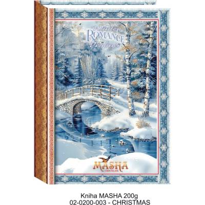 Jamira Masha Winter Romance Pralines Vánoční směs bonbónů z belgické mléčné čokolády v knize Můstek 200 g
