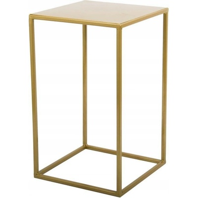 DekorStyle Stojan na květiny Glenn 40 cm zlatý – Zboží Dáma